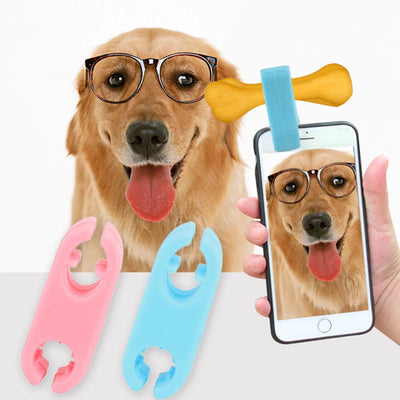Clamp Treat for Dog Cat Selfie