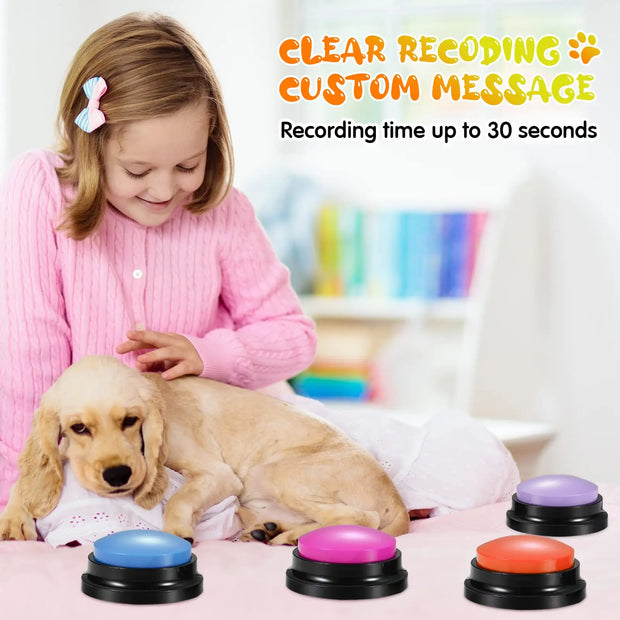 Buttons for Communication With your pet (record any word)