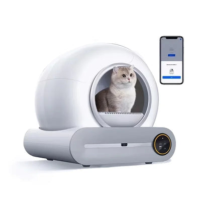 Ultimate Convenience: Smart, App-Controlled, Self-Cleaning Cat Litter Box
