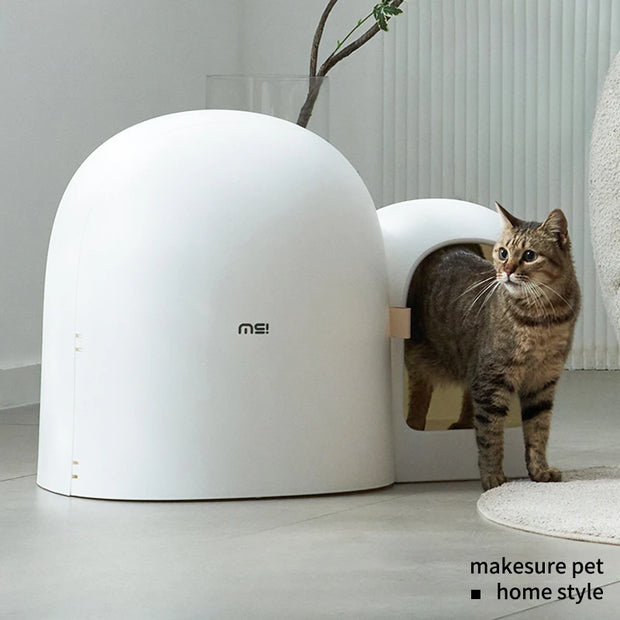 Fully Enclosed Extra Large Cat Litter Box