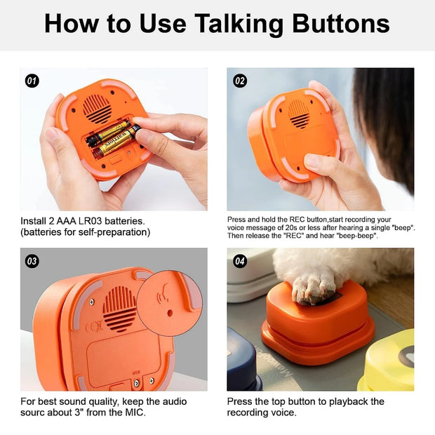 Buttons for Communication With your pet